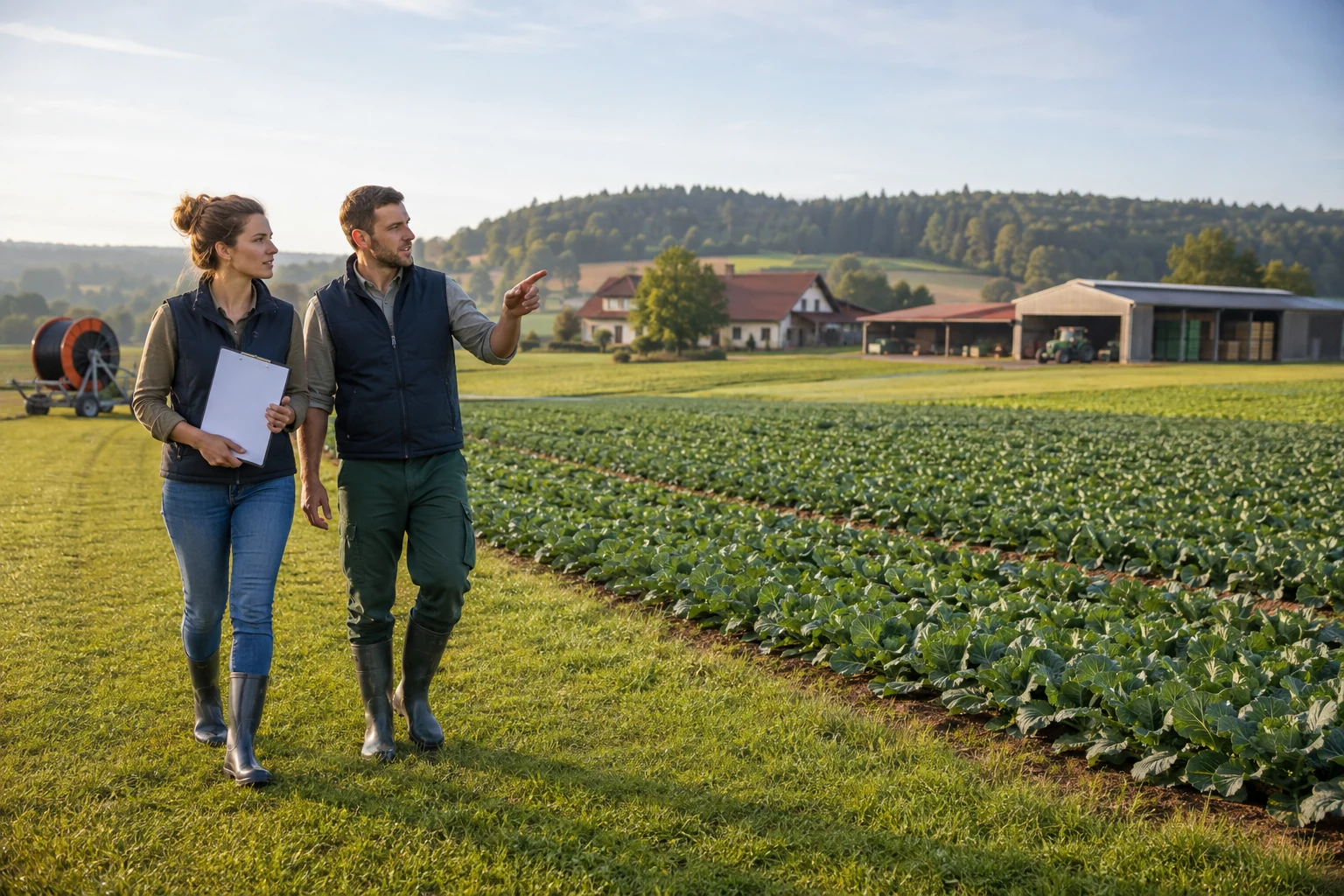 Übernahmeinteressenten auf den Flächen einer vollständigen Vollerwerbslandwirtschaft